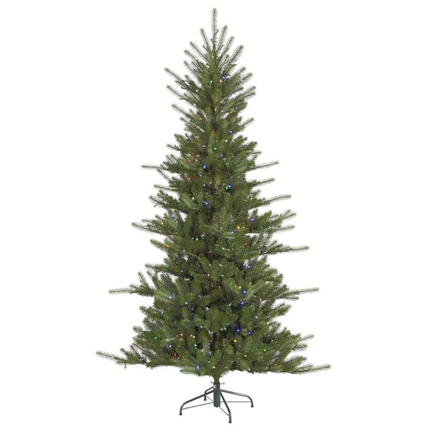 9' x 61" Artificial Colorado Spruce 880 Multi-Color Wide Angle LED Lights
