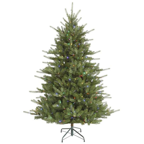 6.5' x 56" Artificial Colorado Spruce 480 Multi-Color Wide Angle LED Lights