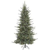 Vickerman 4.5' x 42" Artificial Colorado Blue Spruce 240 Multi-Color Wide Angle LED Lights