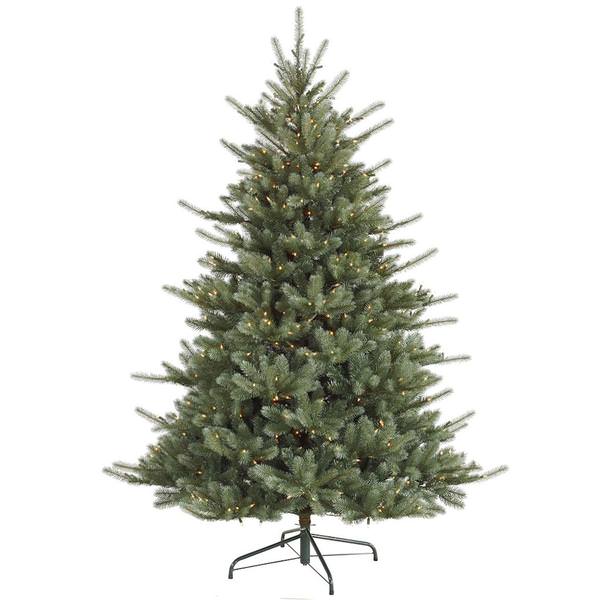 7.5' x 63" Artificial Colorado Blue Spruce 700 Clear Lights