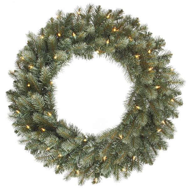 30" Artificial Colorado Blue Spruce 50 Clear DuraLit Miniature Lights