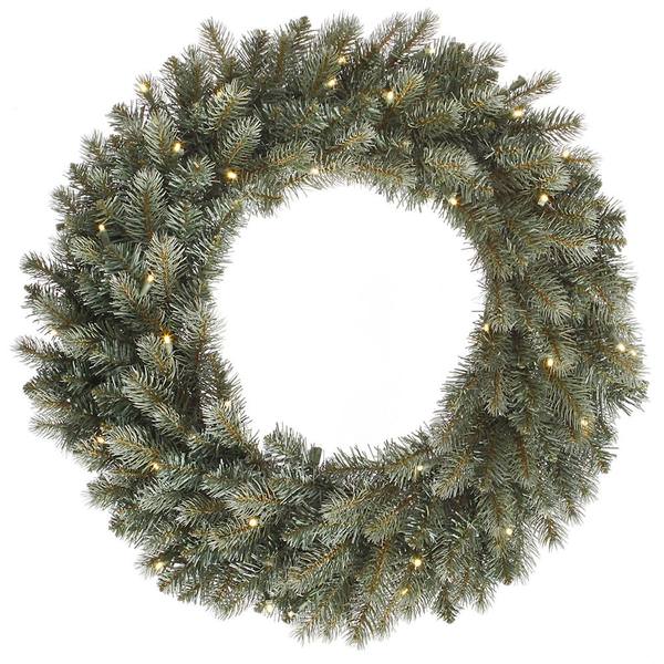 36" Artificial Colorado Blue Spruce 120 Warm White Wide Angle LED Lights