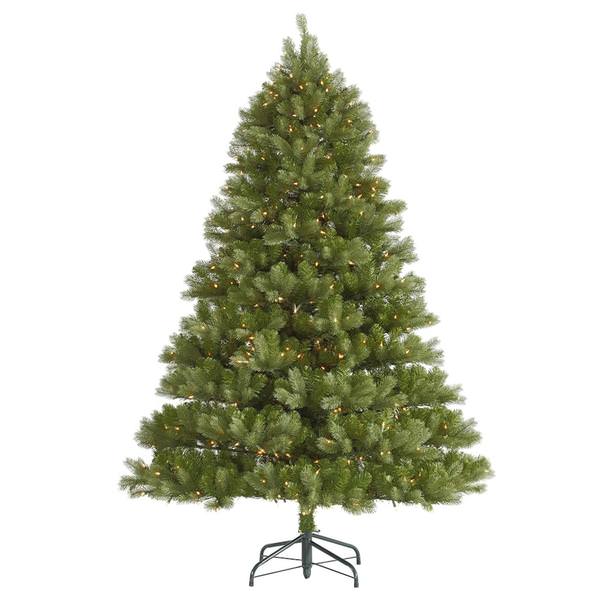 12' x 88" Artificial Belvedere Spruce 1,200 Clear DuraLit Miniature Lights