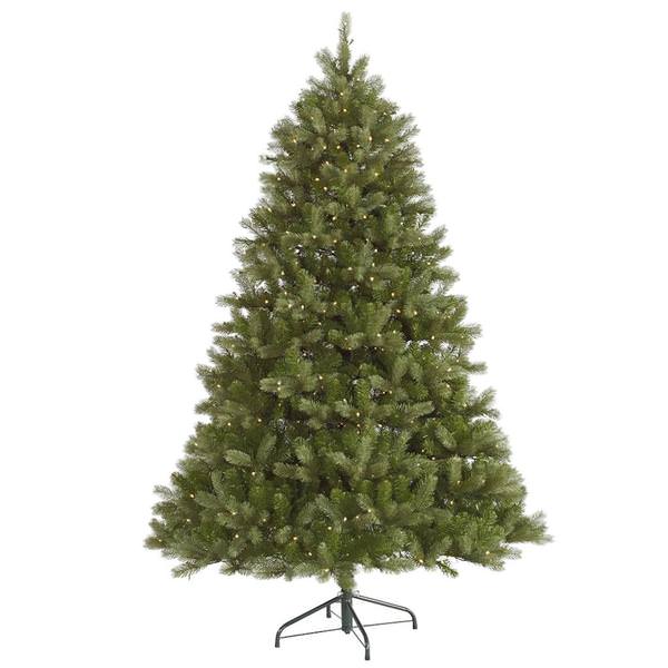 15' x 99" Artificial Belvedere Spruce 1,440 Warm White LED Lights