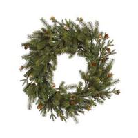 Vickerman 30" Artificial Balsam Mix Pine with Pine Cones