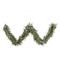 Vickerman 9' x 18" ArtificialCedar Pine Cone Garland