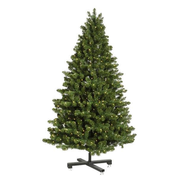 7.5' x 56" Artificial Medium Grand Teton 750 Warm White LED Lights