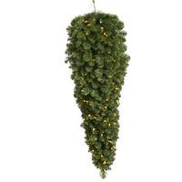 Vickerman 48" Artificial Grand Teton Teardrop 100 Warm White LED Lights