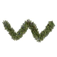 Vickerman 9' Artificial Grand Teton Garland with 300 Multi-Color LED Lights