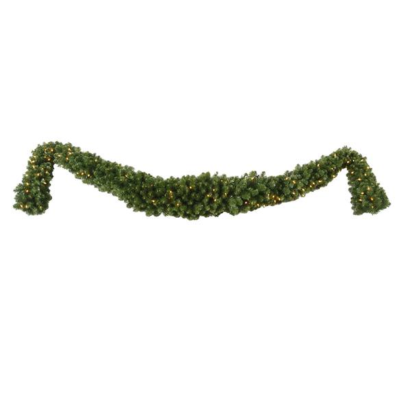 12' x 18" Artificial Grand Teton Swag Garland 300 Clear Miniature Lights