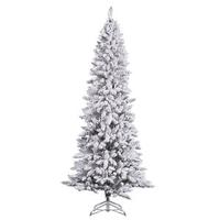 Vickerman 7' x 36" Artificial Flocked Pencil Pine