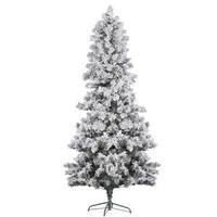 Vickerman 9' x 62" Artificial Flocked White Pine