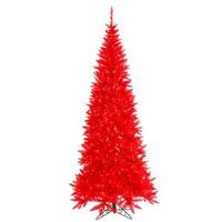 Vickerman 9' x 46" Red Slim Fir 700 Red Lights