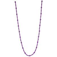 Vickerman 9' Purple Shiny Faceted Ball Garland Ornament