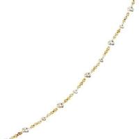 Vickerman 9' Antique Gold Shiny Faceted Ball Garland Ornament