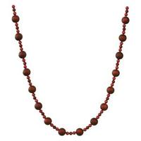 Vickerman 9' x 70-30Mm Burgundy Matte Ball Garland Ornament