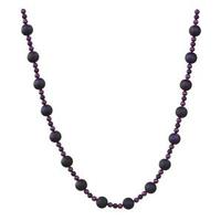 Vickerman 9' x 70-30Mm Purple Matte Ball Garland Ornament