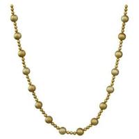 Vickerman 9' x 70-30Mm Antique Gold Matte Ball Garland Ornament