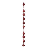 Vickerman 6' Burgundy Shiny Glitter Ornament Drop