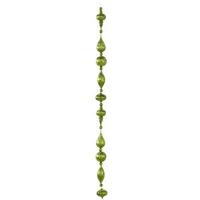 Vickerman 6' Dark Olive Shiny Glitter Ornament Drop