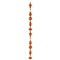 Vickerman 6' Burnished Orange Shiny Glitter Ornament Drop