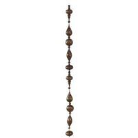 Vickerman 6' Chocolate Shiny Glitter Ornament Drop