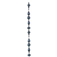 Vickerman 6' Sea Blue Shiny Glitter Ornament Drop