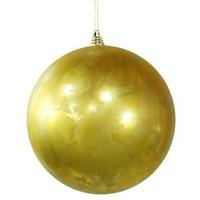 Vickerman 10" Antique Gold Foil Finish Ball Ornament