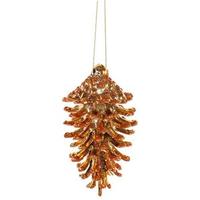 Vickerman 3.5" Copper Pine Cone Ornament (6 pack)