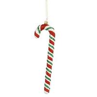 Vickerman 9" Red / White / Green Candy Cane Ornament (6 pack)