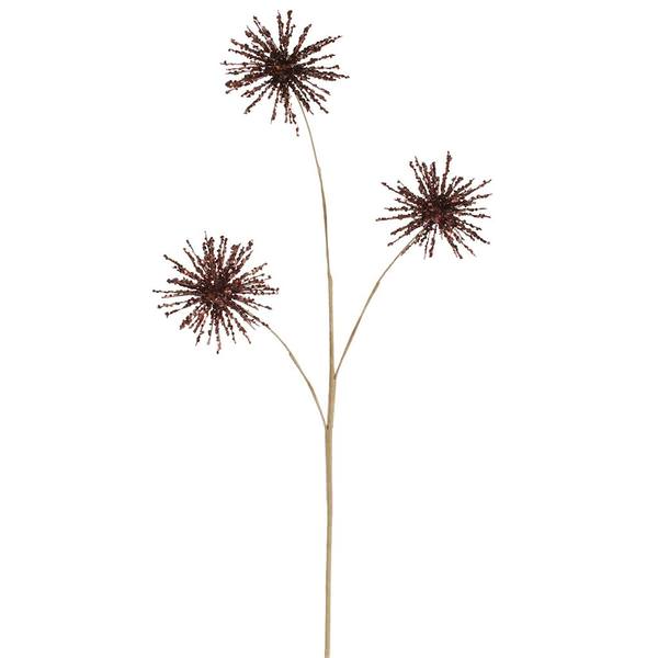 25" Chocolate Christmas Blossom Spray