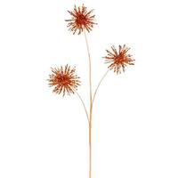 Vickerman 25" Copper Christmas Blossom Spray
