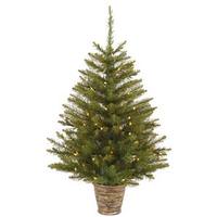 Vickerman 3' x 26" Artificial Hyland Fir 100 Clear Lights