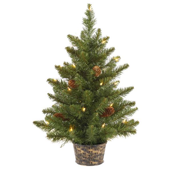 2' x 16" Artificial Hunter Pine 50 Clear Lights