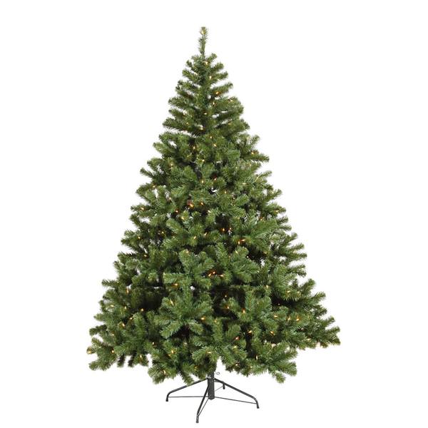 7' x 59" Artificial Fairfax Spruce 500 Clear Lights