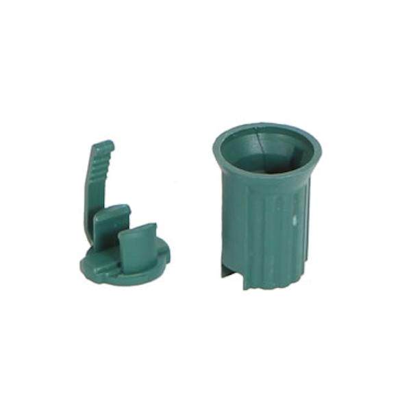C7 Green Socket for 18Ga Wire (25 Pack)