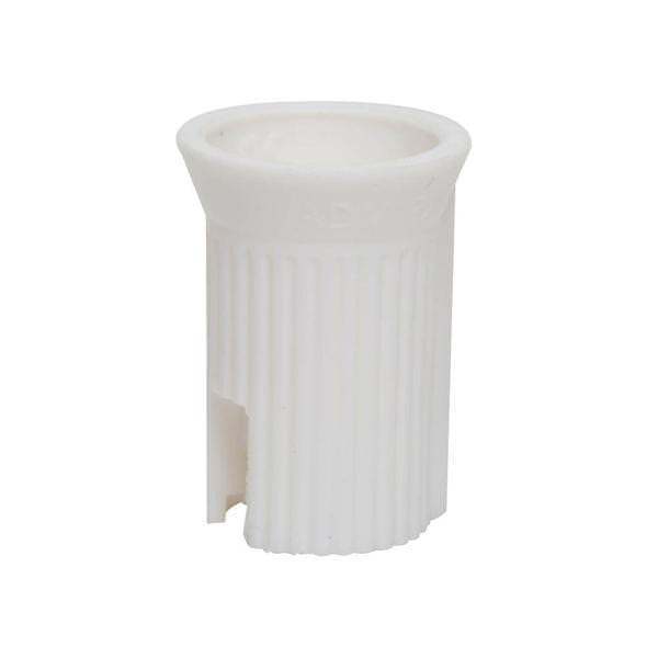 C9 White Plastic Socket for 18Ga Wire (25 Pack)