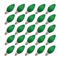 View 7 watt 130 volt C9 Intermediate Screw Base Ceramic Green (25 pack)
