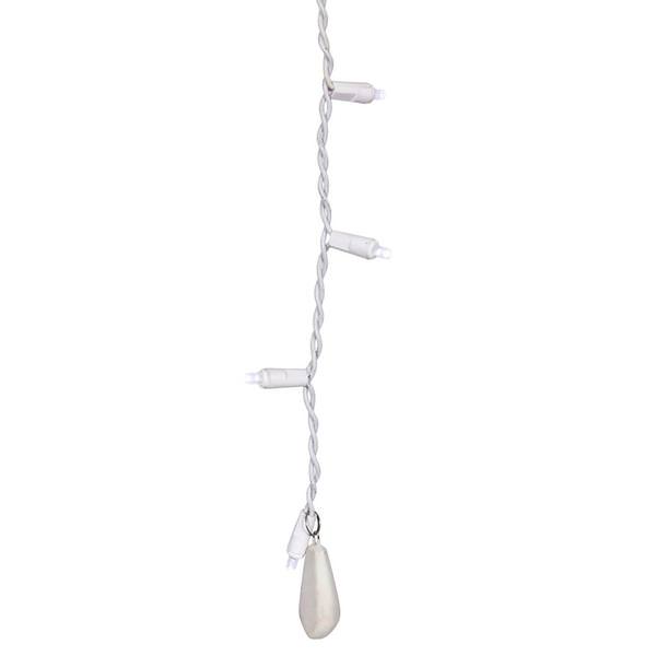 White Icicle Curtain Light Weight
