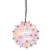 Vickerman 6" 50 Light Multi-Color Starlight Sphere Hanging Christmas Light
