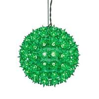 Vickerman 7.5" 100 Light Green Starlight Sphere Hanging Christmas Light