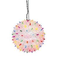 Vickerman 7.5" 100 Light Multi-Color Twinkle Star Sphere Hanging Christmas Light