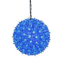 Vickerman 7.5" 100 Light Blue Twinkle Star Sphere Hanging Christmas Light