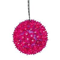 Vickerman 7.5" 100 Light Purple Twinkle Star Sphere Hanging Christmas Light