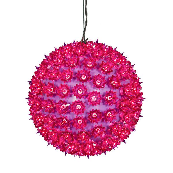 10" 150 Light Purple Twinkle Star Sphere Hanging Christmas Light