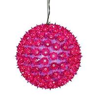 Vickerman 10" 150 Light Purple Twinkle Star Sphere Hanging Christmas Light