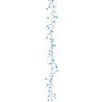 Vickerman 40 Light - 6' Light Blue Beaded LED Garland