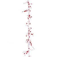 Vickerman 40 Light - 6' Red Beaded LED Garland