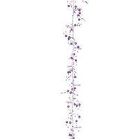 Vickerman 40 Light - 6' Purple Beaded LED Garland