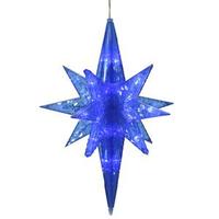 Vickerman 20" 50 Light Blue Bethlehem Star LED Christmas Light
